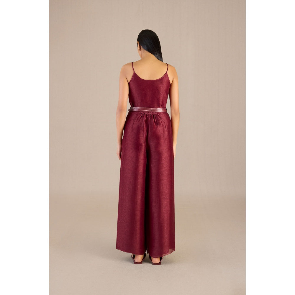 AMPM Hyra Shirt with Palazzo, Inner & Belt (Set of 4)