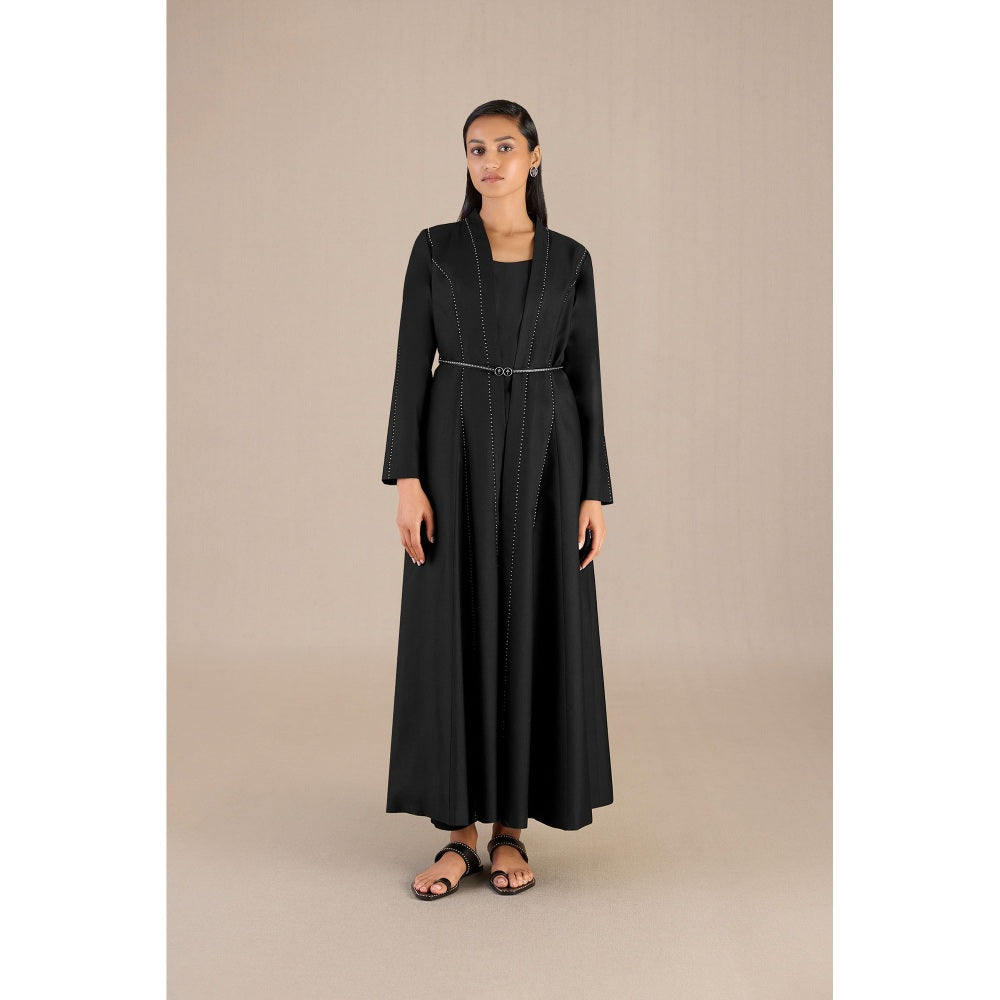 AMPM Asna Jacket with Pant, Inner & Belt (Set of 4)