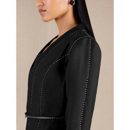 AMPM Asna Jacket with Pant, Inner & Belt (Set of 4)