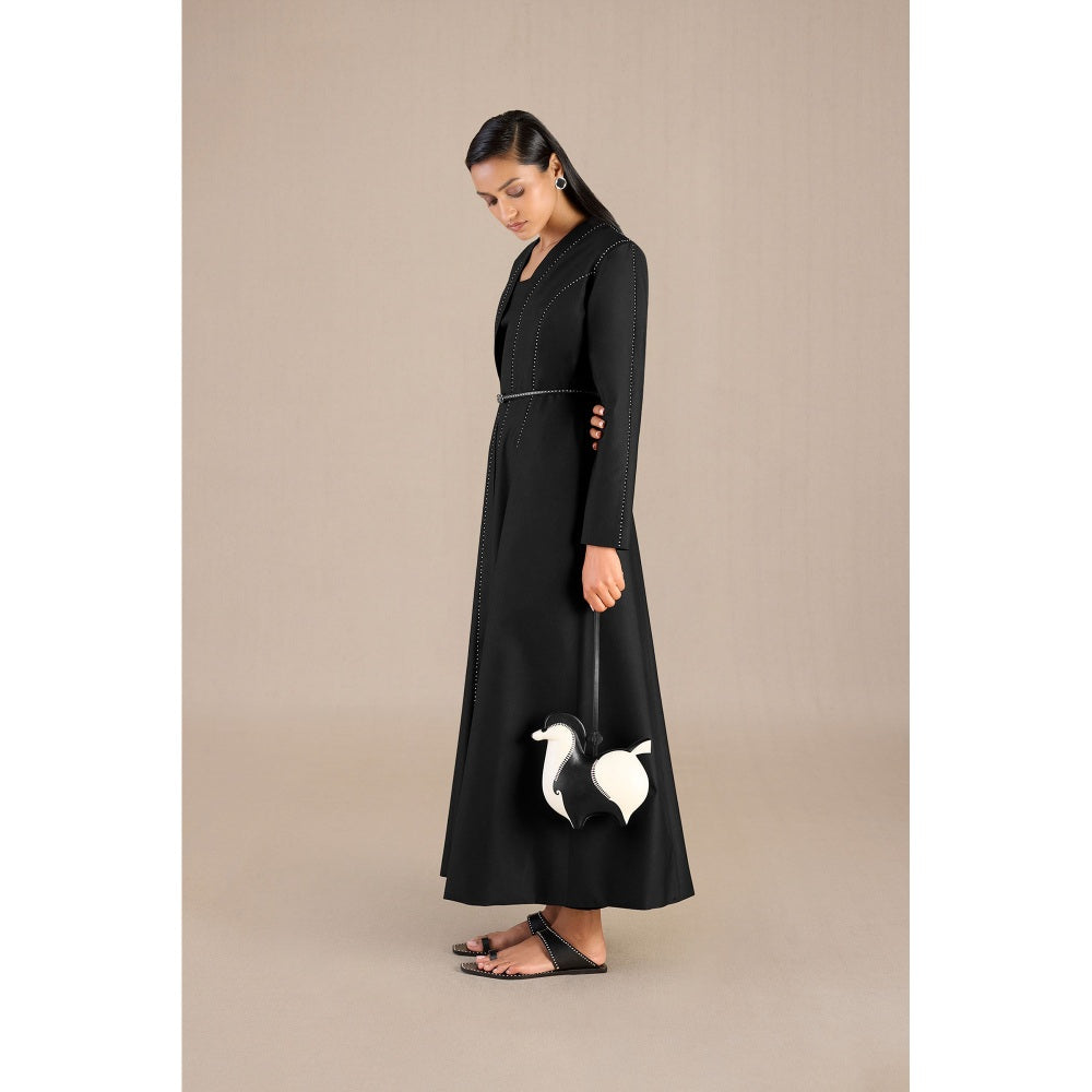 AMPM Asna Jacket with Pant, Inner & Belt (Set of 4)