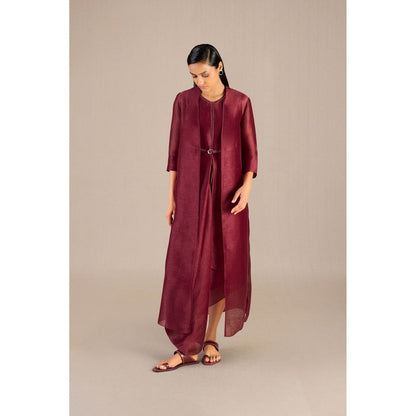 AMPM Dania Dress with Throw & Belt (Set of 3)