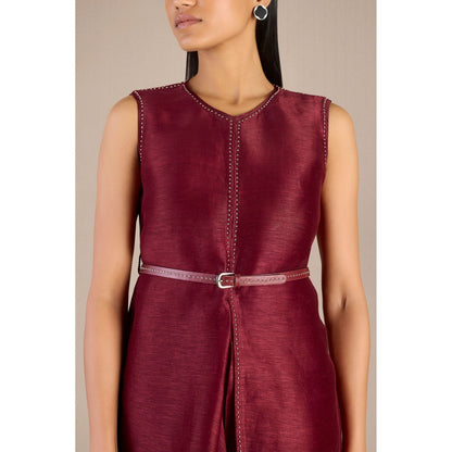 AMPM Dania Dress with Throw & Belt (Set of 3)