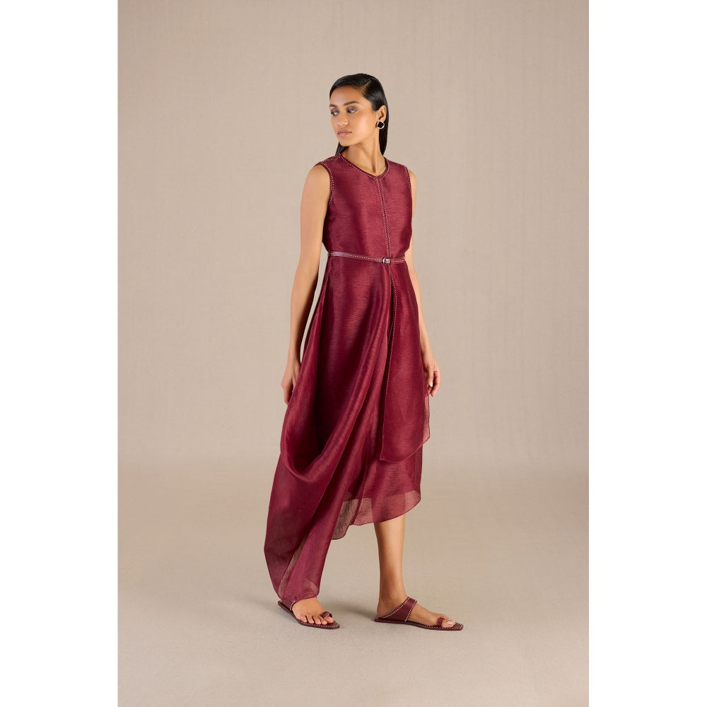 AMPM Dania Dress with Throw & Belt (Set of 3)