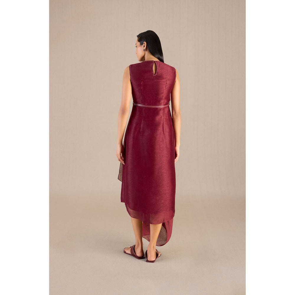 AMPM Dania Dress with Throw & Belt (Set of 3)