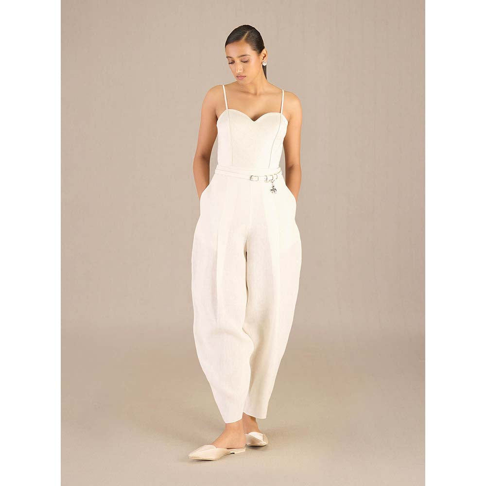 AMPM Ivory Eliza Co-Ord (Set of 4)