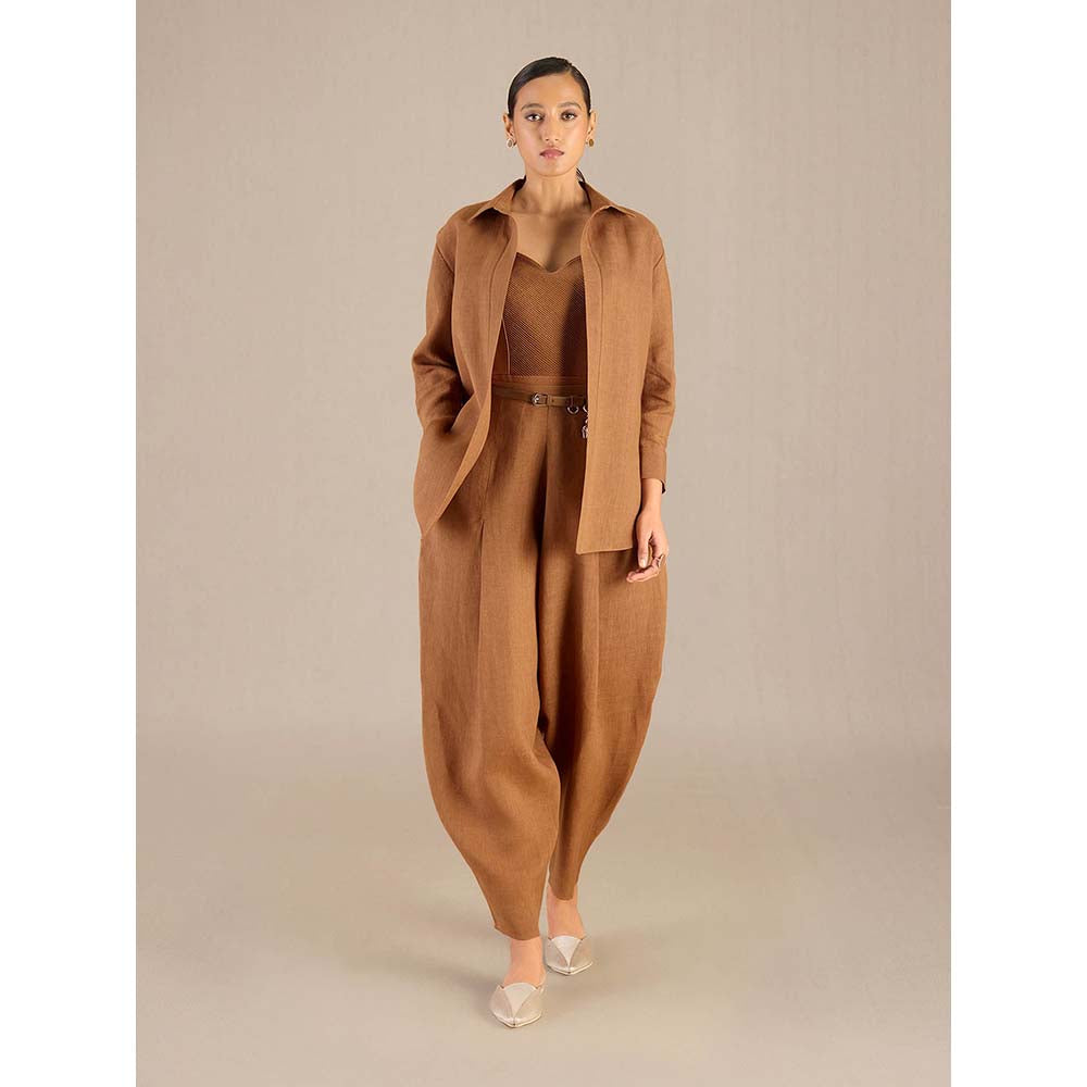 AMPM Brown Eliza Co-Ord (Set of 4)