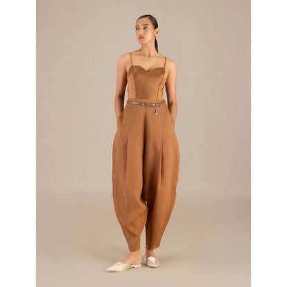 AMPM Brown Eliza Co-Ord (Set of 4)