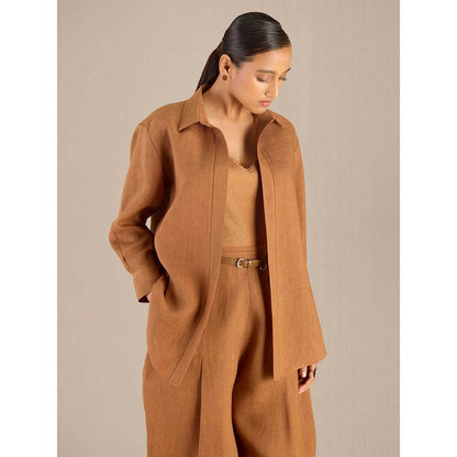 AMPM Brown Eliza Co-Ord (Set of 4)