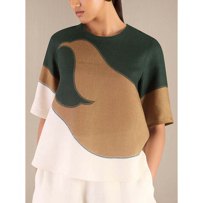 AMPM Ivory Hina Co-Ord (Set of 2)