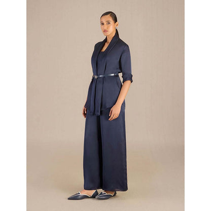 AMPM Navy Blue Mana Co-Ord (Set of 4)