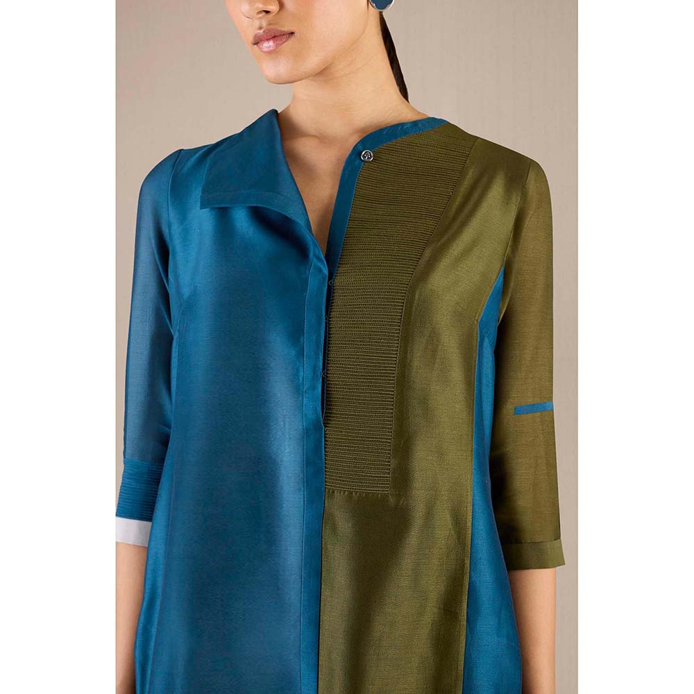 AMPM Teal Gaia Kurta with Pant (Set of 2)