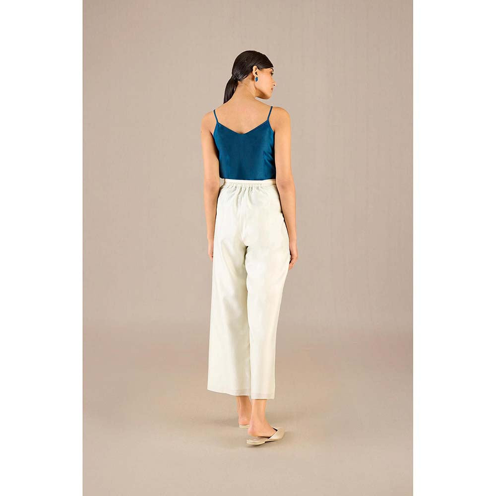 AMPM Teal Dariya Shirt with Inner, Pant and Belt (Set of 4)