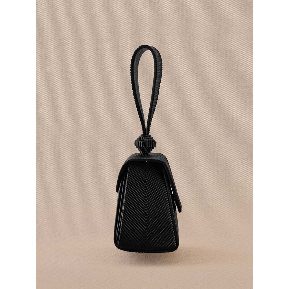 AMPM Women's Black Aiday Wristlet Handbag