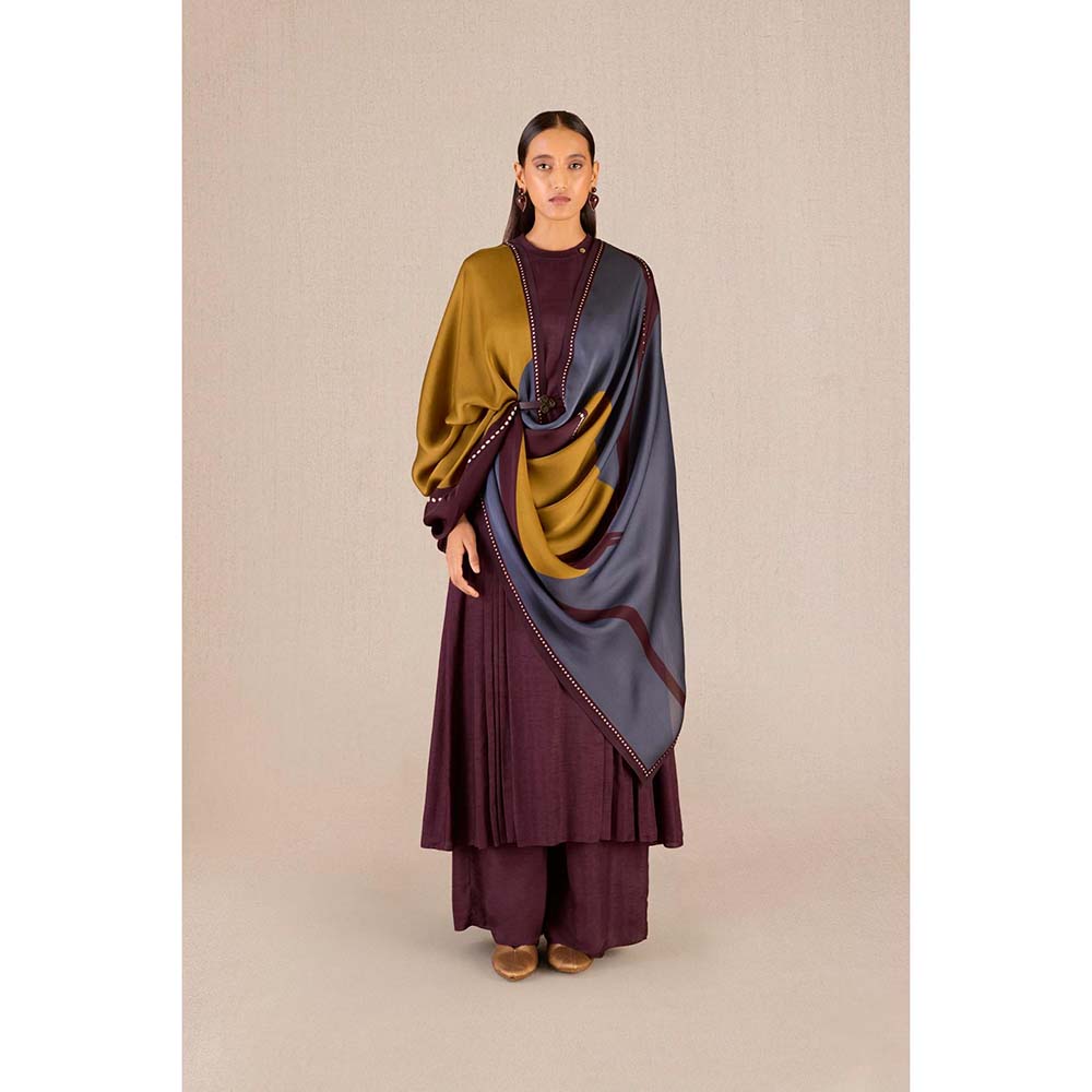 AMPM Saimah Printed Kurta with Palazzo and Dupatta (Set of 3)