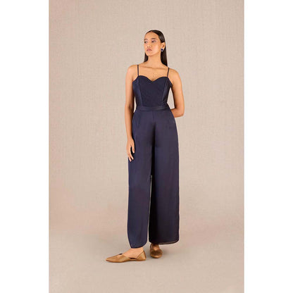 AMPM Elsa Throw Solid Bustier with Palazzo and Jacket (Set of 3)