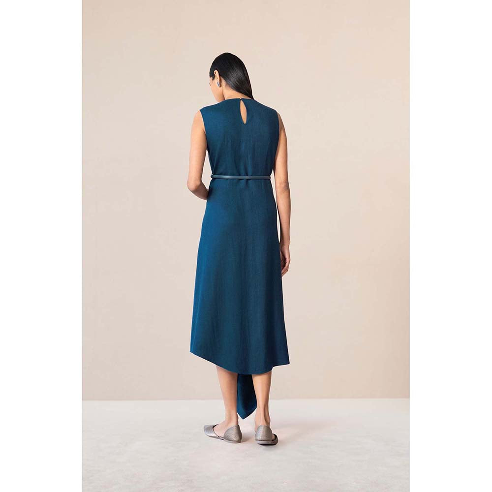 AMPM Teal Seba Jacket with Dress and Belt (Set of 3)