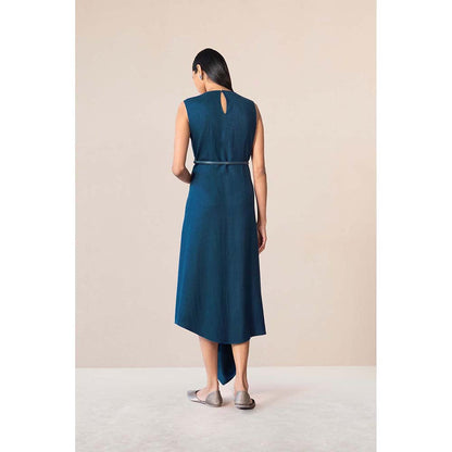AMPM Teal Seba Jacket with Dress and Belt (Set of 3)
