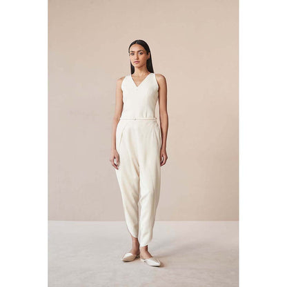 AMPM White Alea Co-Ord (Set of 4)