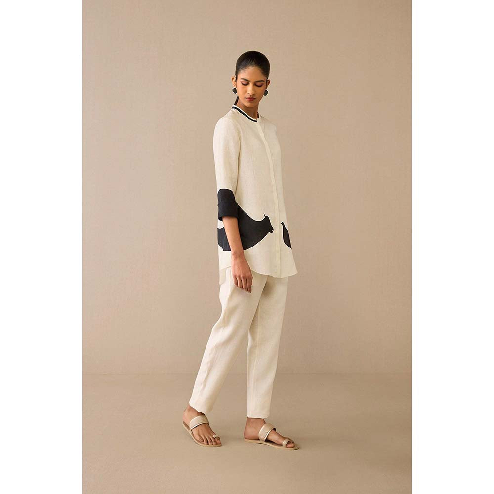 AMPM Ivory Dilbar Co-Ord (Set of 2)