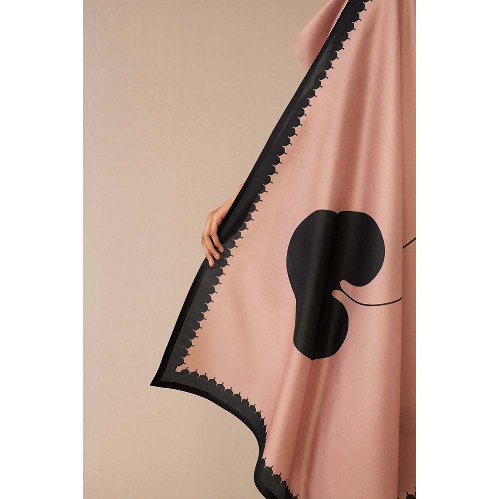 AMPM Pink Dilruba Kurta with Palazzo and Dupatta (Set of 3)