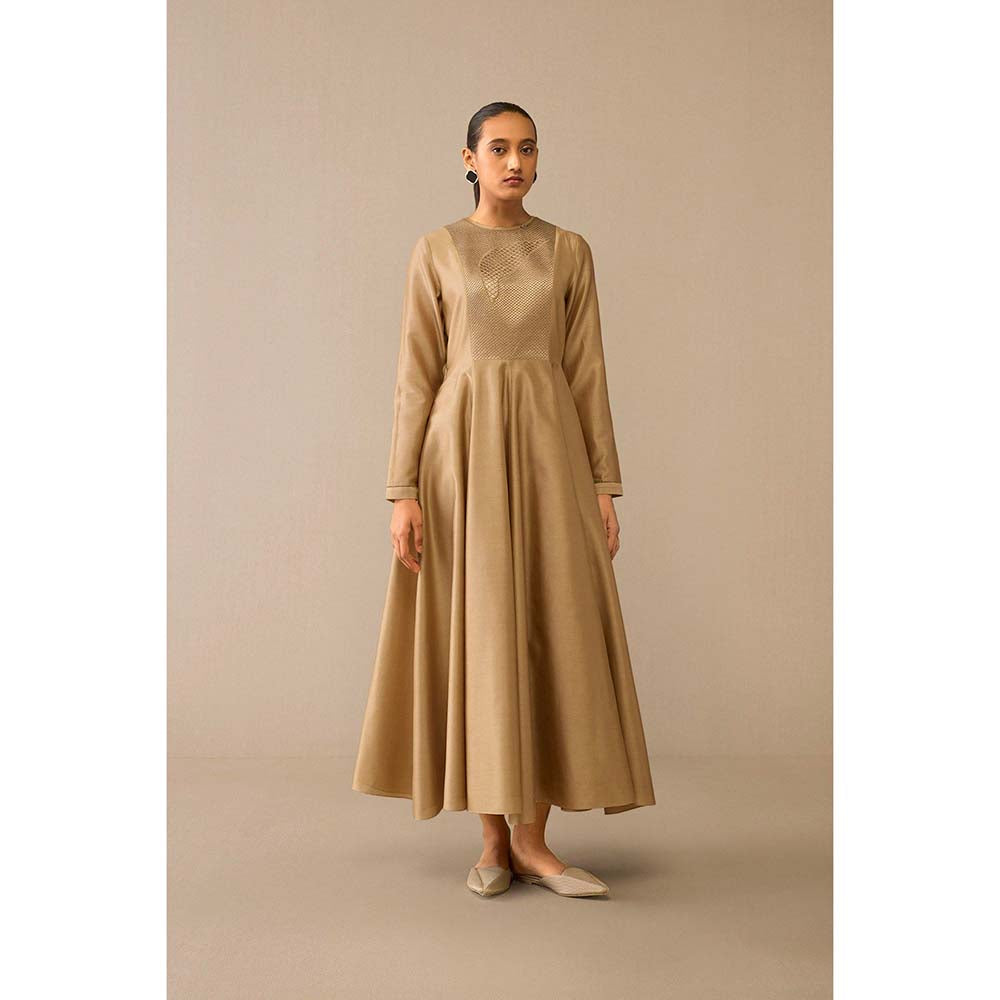 AMPM Beige Dilnoor Maxi Dress