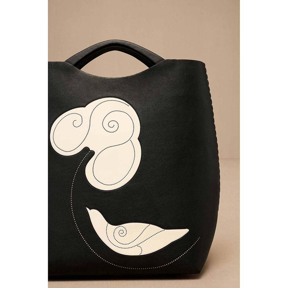 AMPM Black Dilmeet Hand Bag with Detachable Straps