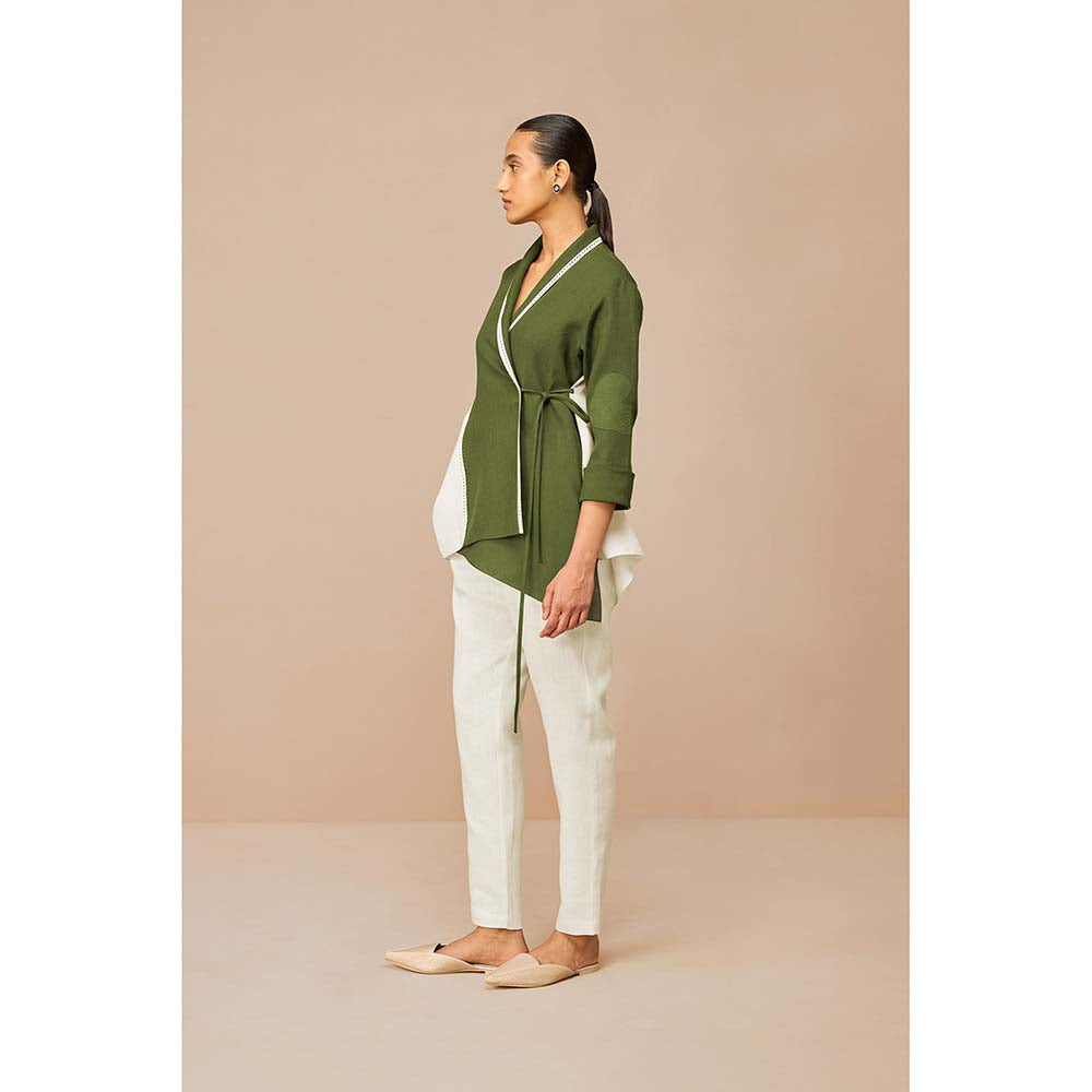 AMPM Olive Beia Colorblock Co-Ord (Set of 3)
