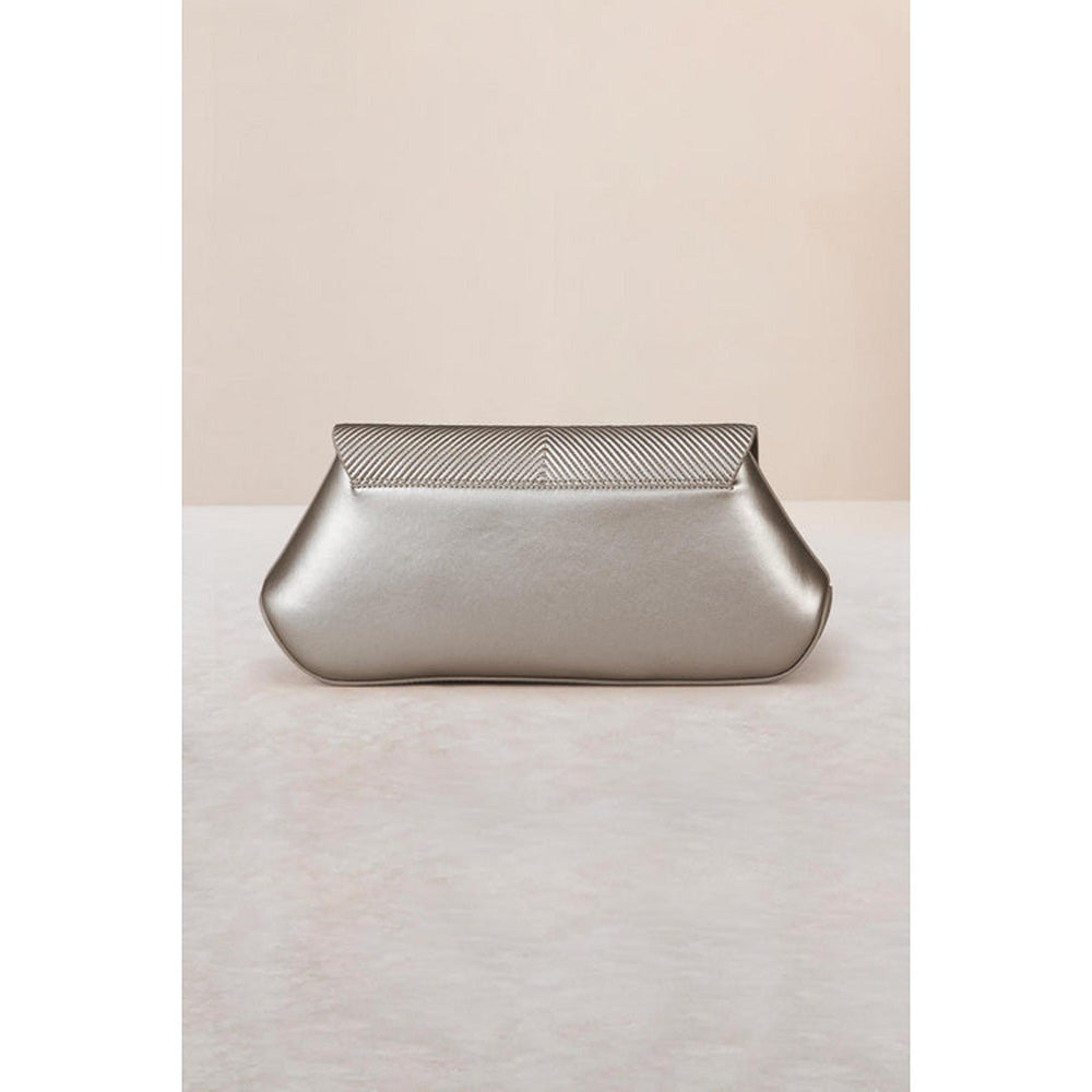 AMPM Azra Silver Clutch