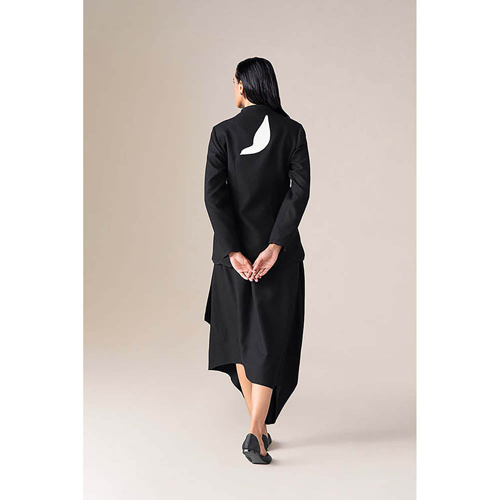 AMPM Women Black Wool Jacket