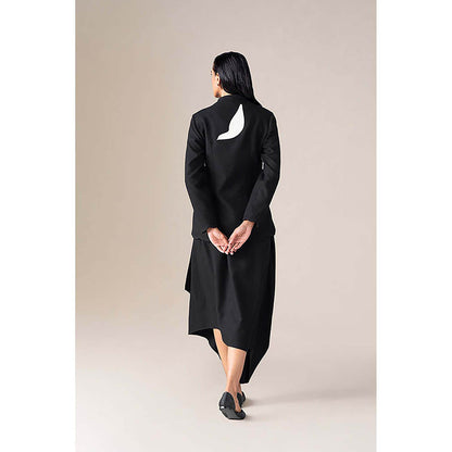 AMPM Women Black Wool Jacket