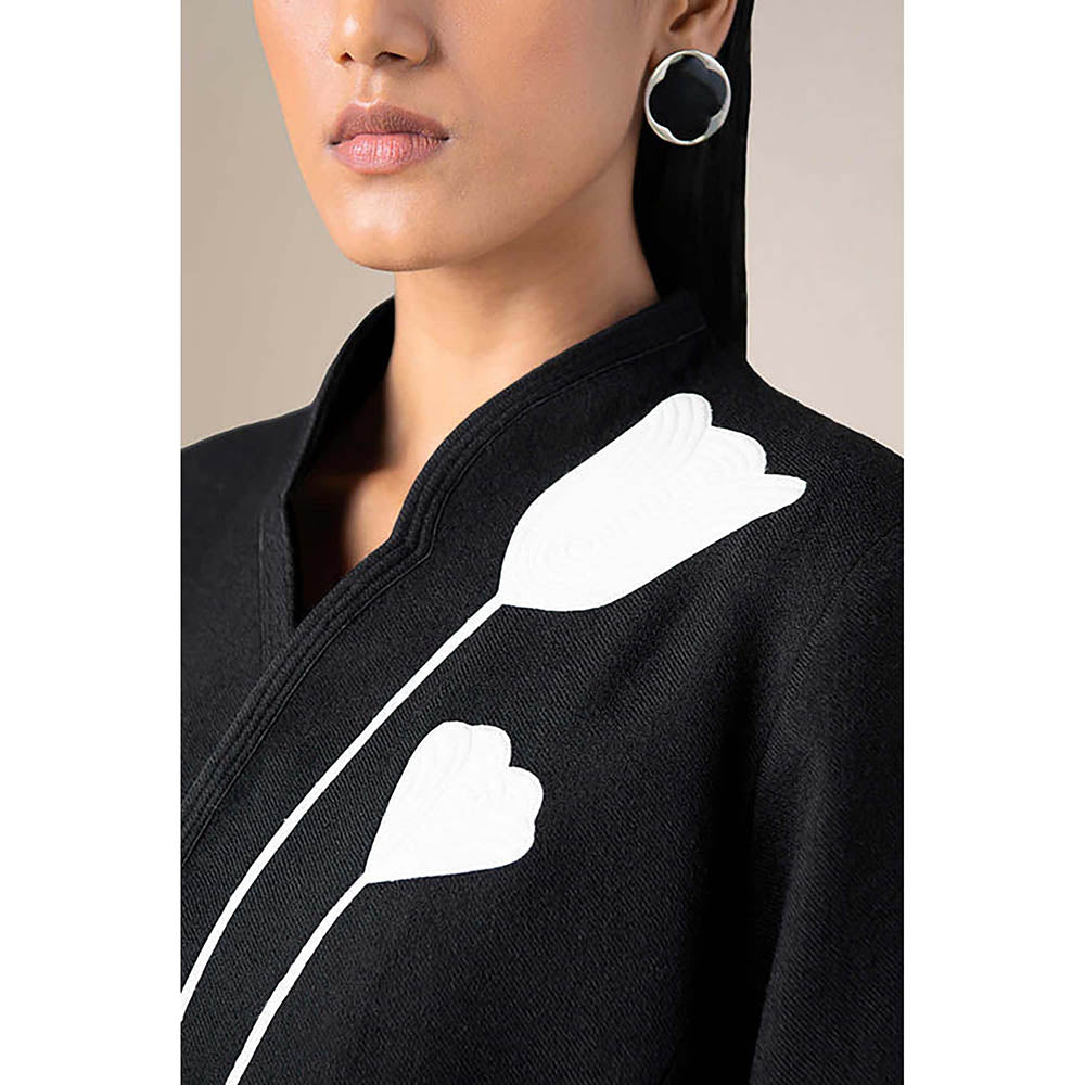 AMPM Women Black Wool Jacket