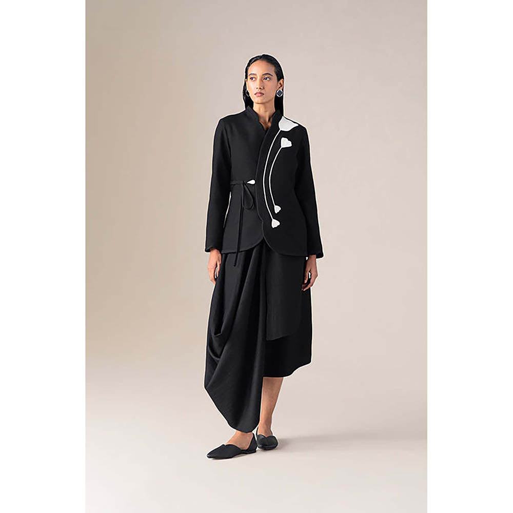 AMPM Women Black Wool Jacket