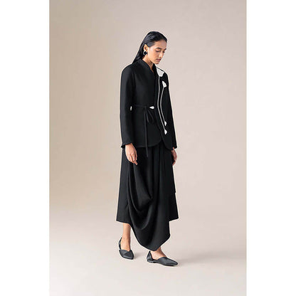 AMPM Women Black Wool Jacket
