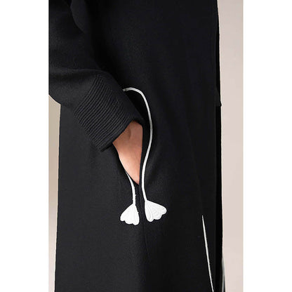 AMPM Zahir Black Jacket with Top and Palazzo