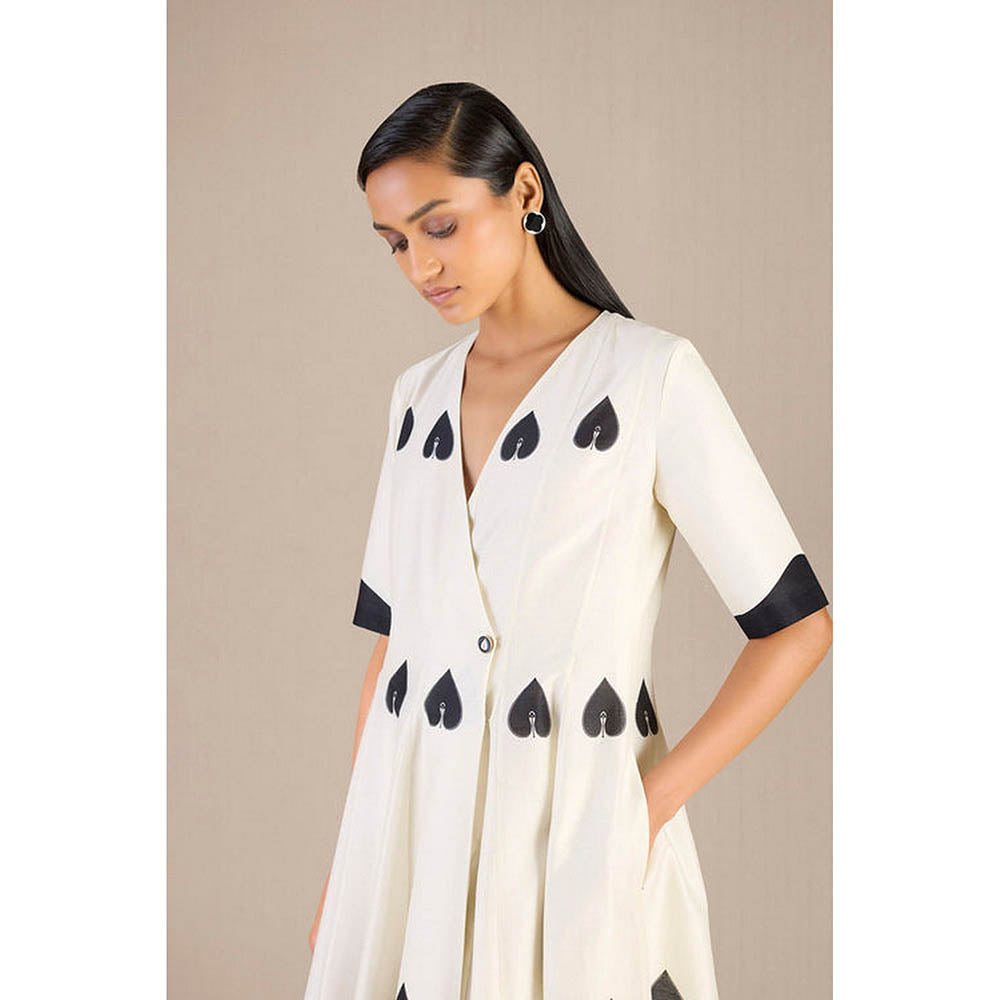 AMPM Ivory V-Neck Floral Maxi Dress