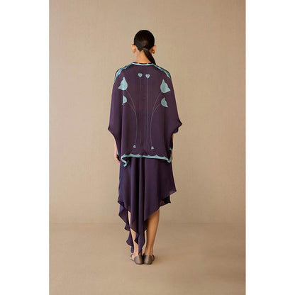 AMPM Refa Purple Shirt with Skirt and Belt