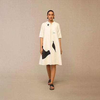 AMPM Dilzafer Ivory Co-Ord Set