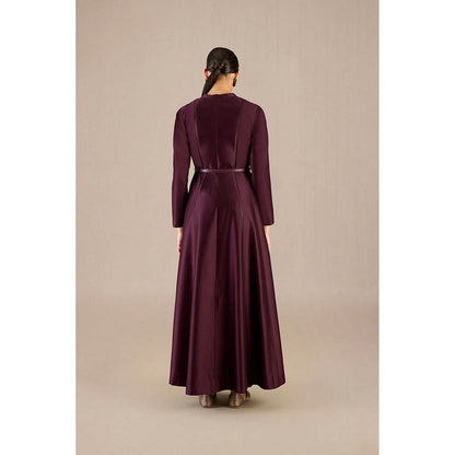 AMPM Rumeha Burgundy Co-Ord Set