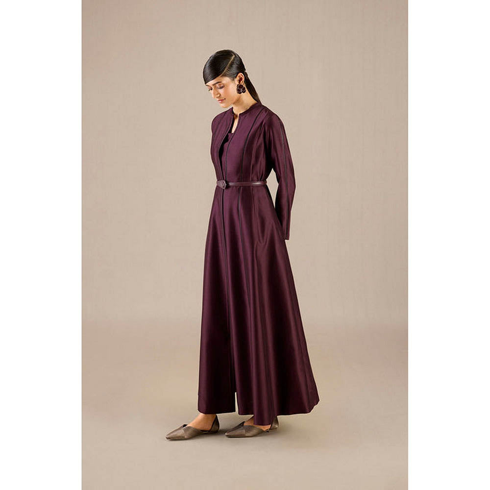 AMPM Rumeha Burgundy Co-Ord Set