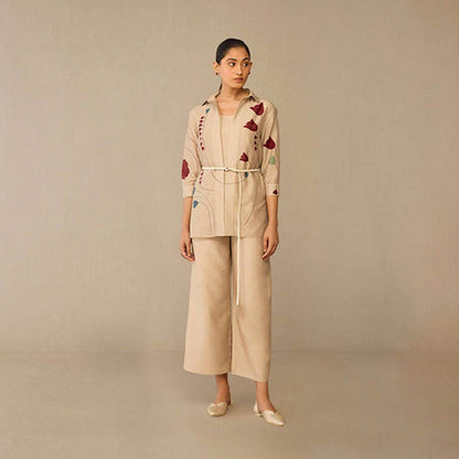 AMPM Sarai Beige Co-Ord Set