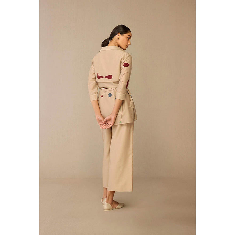 AMPM Sarai Beige Co-Ord Set