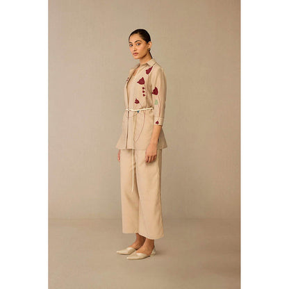 AMPM Sarai Beige Co-Ord Set