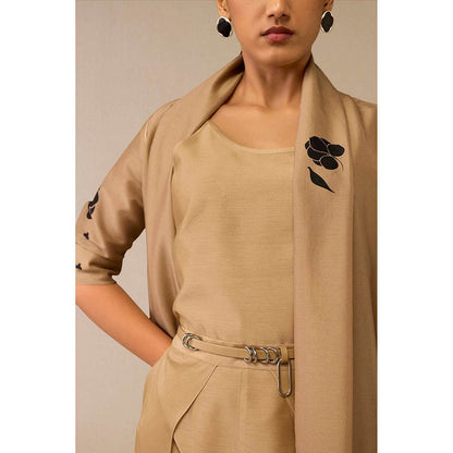 AMPM Dilnar Beige Co-Ord Set