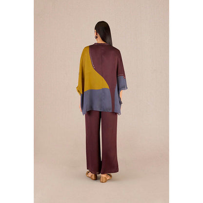 AMPM Amalie Burgundy Co-Ord Set