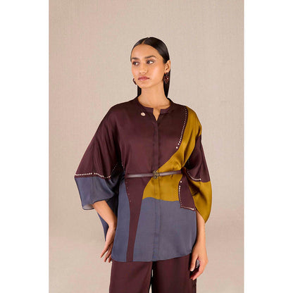 AMPM Amalie Burgundy Co-Ord Set