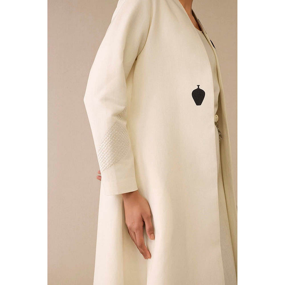 AMPM Dilraz Ivory Co-Ord Set