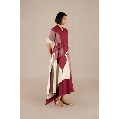 AMPM Naila Wine Co-Ord Set