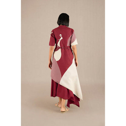 AMPM Naila Wine Co-Ord Set