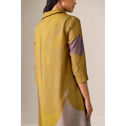 AMPM Ohad Mustard Kurta with Dhoti
