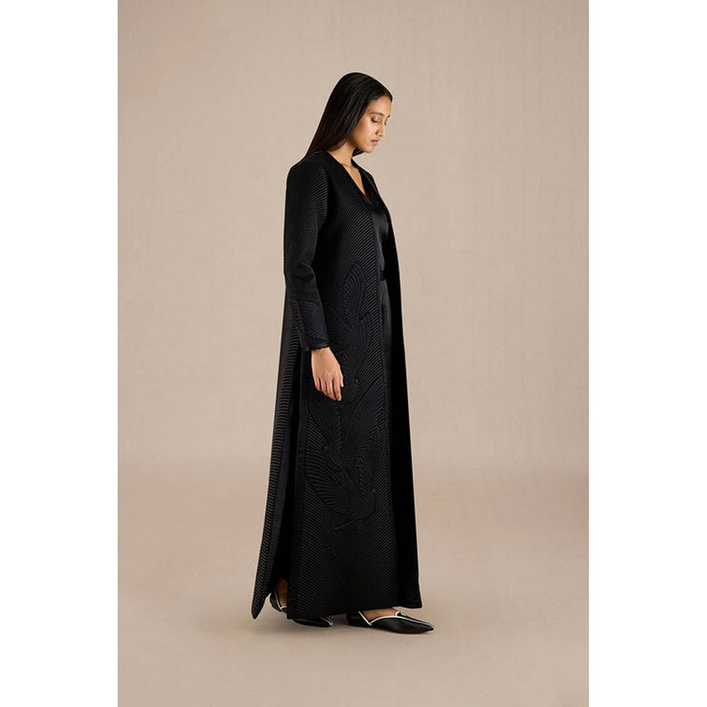 AMPM Nia Black Jacket with Palazzo and Inner